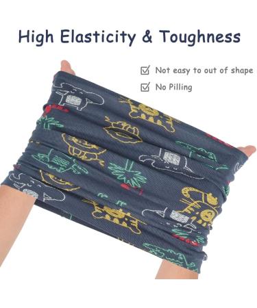 Aolso Baby Cotton Hat and Tube Scarf Set - L-Grey Blue - 1-3 Years | Soft Beanie Hat and Loop Scarf for Autumn Winter Fashion - Buy Online on GoSupps.com