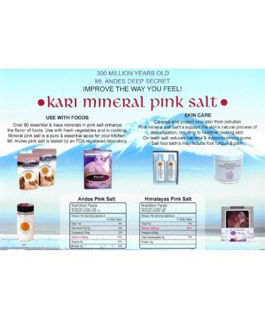 Pink Rock Salt Dental Care - Natural Mineral Mouth Rinse and Gargle Salt from Mt. Andes, Bolivia - Buy Online on GoSupps.com