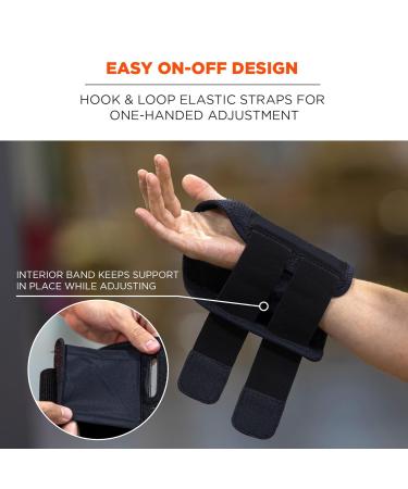 Ergodyne ProFlex 4015 Wrist Brace - Adjustable Double Strap for Structured Support | International Shipping Available - Buy Online on GoSupps.com