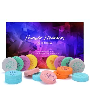 Shower Steamers Aromatherapy Gift Set for Women and Men - 16PCs Shower Bombs for Stress Relief, Gift for Her Birthday Mothers Day Christmas Girls Purple-new