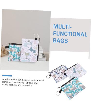 Healifty 3pcs Coin Purse Travel Zipper Pouch Organizer Bags for Teens - Money, Period & Cosmetics Pouches - Buy Online on GoSupps.com