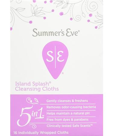 Summer's Eve Cleansing Cloths 16 Count - Pack of 2 | Feminine Hygiene Essential - Buy Online on GoSupps.com