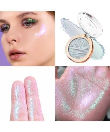 CHARMACY Chameleon Glitter Highlighter Palette - Long Lasting, Cruelty-Free Illuminator for Face Contouring - 4.20g (Pack of 1) - Buy Online on GoSupps.com