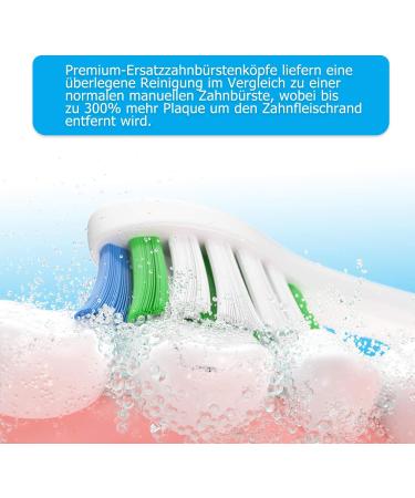 12 Replacement Brush Heads for Philips Sonicare Electric Toothbrush - Compatible Toothbrush Attachments (White) - Buy Online on GoSupps.com