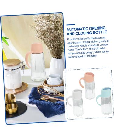 Zerodeko 3pcs Oil Can Oil Decanter Spout Oil Bottles for Kitchen Soy Sauce Bottle Dispenser Soy Sauce Pot Soy Sauce Dispenser Olive Oil Vinegar Holder Glass Japanese-style Soy Sauce Jar - Buy Online on GoSupps.com