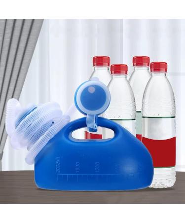 bephible Men Urinal Large Capacity Urinal Bottle Portable 2000ml Measure Urine Long Tube for Bathroom Outdoor White - Buy Online on GoSupps.com