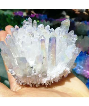 Room Decoration Natural Crystal Rough Natural White Crystal Cluster Specimen Cluster Stone Ornaments Home Office Decoration 250-350g Crystal Cluster - Buy Online on GoSupps.com