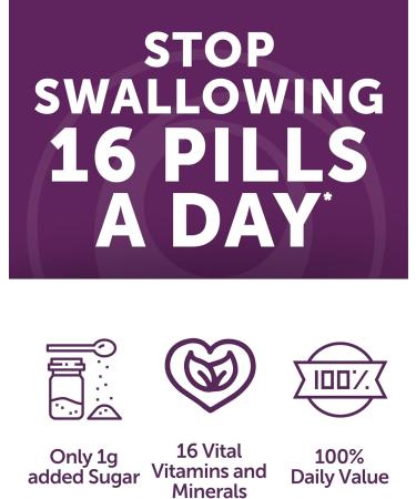 Lunakai USA Made 50 Plus Women's Multivitamin Gummies - Delicious Formula Enhanced with Essential Vitamins & Minerals for Health & Vitality - 60ct Single Bottle - Buy Online on GoSupps.com