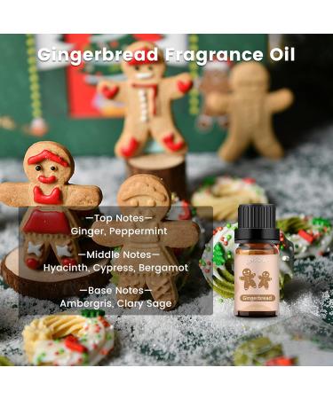 yethious Premium Grade Gingerbread Fragrance Oil - Gingerbread Scented Oils for Diffusers Soap Candle Bath Bombs Making Perfume Gingerbread 10 ml (Pack of 1) - Buy Online on GoSupps.com