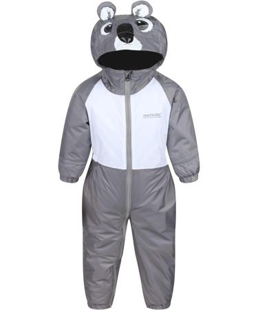Regatta Children's Mudplay III Waterproof Insulated Animal All-in-one Suit 18-24 Months - Nautical Blue Dinosaur - Buy Online on GoSupps.com