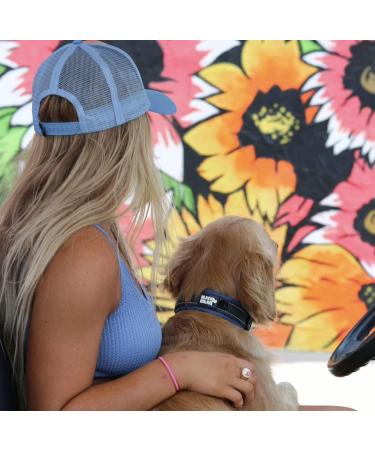 Black Rhino Comfort Collar - Soft Neoprene Dog Collar for All Breeds | Adjustable Reflective Weatherproof (Medium Blue/Black) - Shop Internationally! - Buy Online on GoSupps.com