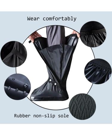 Trketk Waterproof Overshoes | Reusable Non-Slip Rain & Snow Boot Covers for Men & Women - Perfect for Hiking & Outdoor Activities - Buy Online on GoSupps.com