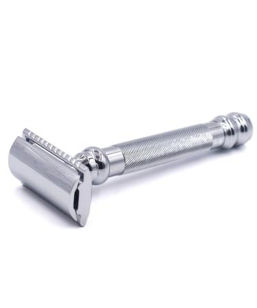 Parker 98R Long Handle Heavy Weight Double Edge Safety Razor with 5 Blade Refills - Buy Online on GoSupps.com