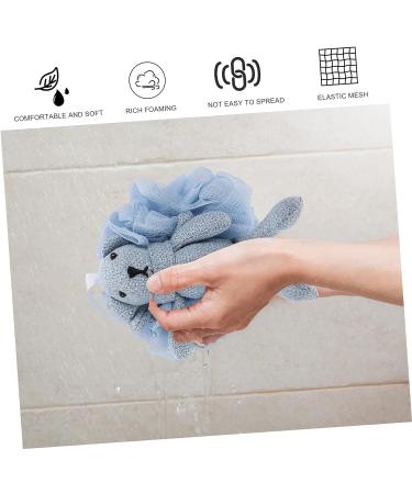 FOMIYES 2 Pcs Cartoon Kids Bath Ball & Sponge Set - Shower Back Scrubber & Body Exfoliator - Buy Online on GoSupps.com