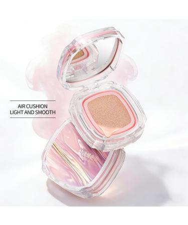 BB Cushion Foundation with Sunscreen Protection Cushion Foundation Compact Holographic Pink Case Beige Shade SPF50+ PA++++ - Buy Online on GoSupps.com
