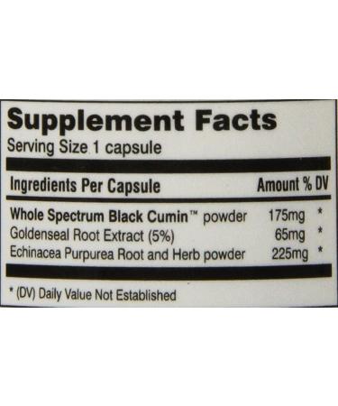 Buy Amazing Herbs Black Seed Gold with Goldenseal & Echinacea - 60 Capsules for Immune Support - Buy Online on GoSupps.com