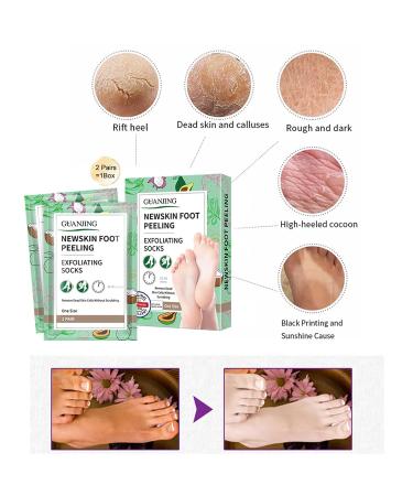 Buy Joyeee Cornea Socks - 4 Pairs Foot Peel Mask for Callus Removal & Dry Skin Treatment - Buy Online on GoSupps.com