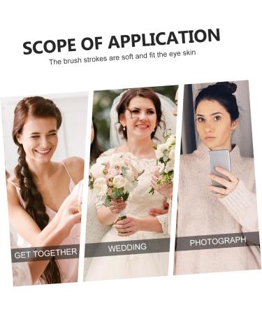 Ipetboom 50pcs Stick Plastic Makeup Latex Dual-headed Double-ended Eye Shadow Eyeshadow Disposable Supplies 6x1cm As Shown - Buy Online on GoSupps.com