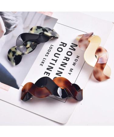 Mistofu 3-Piece Large Snap Barrettes for Women - Retro Classic Hair Accessories for Thick Hair - Buy Online on GoSupps.com