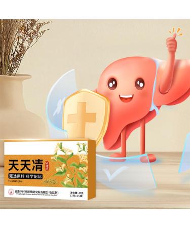 Daily Liver Nourishing Herbal Tea Everyday Nourishing Liver Tea Chinese Liver Tea Liver Clearing Tea for All People (2 Box) - Buy Online on GoSupps.com