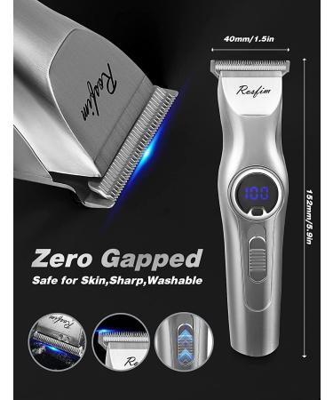 Professional Cordless Hair Trimmer | 0mm T-Blade Bald Head Clipper & Beard Shaver for Men - Buy Online on GoSupps.com