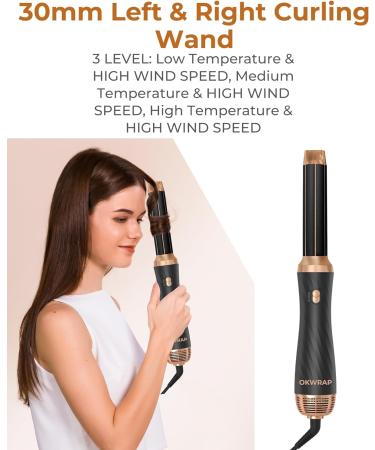 Buy Airstyler 6 in 1 - Versatile Hair Styler with 6 Attachments for Smoothing Drying Curls & Volume - International Shipping Available! - Buy Online on GoSupps.com