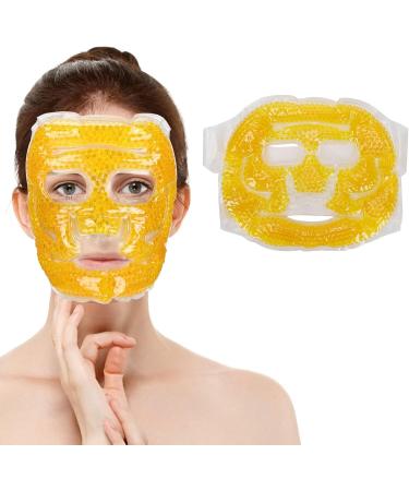  Nunafey Facial gel bead pack dark circle removal relieves eye fatigue eye mask reduces puffiness reusable ice pack for women and men for eye care. - Buy Online on GoSupps.com