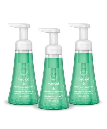 Method Foaming Hand Wash Eucalyptus + Rosemary 10 fl oz 3 pack
