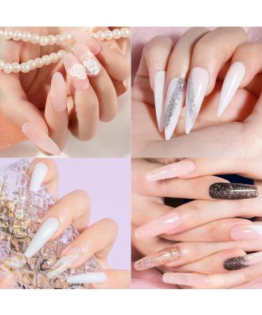 Rstyle Poly Nail Gel - 2x30ml Pink Art Acrylic Gel for Perfect Nails | UV/LED Manicure & Nail Extensions | Professional Strength & Natural Look - Buy Online on GoSupps.com