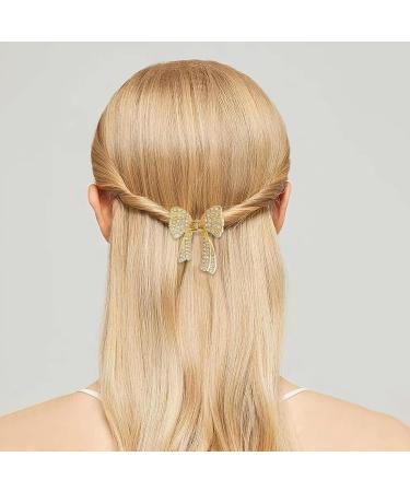4 Pcs Bow Diamond Pearl Hair Clips for Women Girls - Non Slip Strong Hold Hair Jaw Clips - Ideal Headwear Gift - Buy Online on GoSupps.com