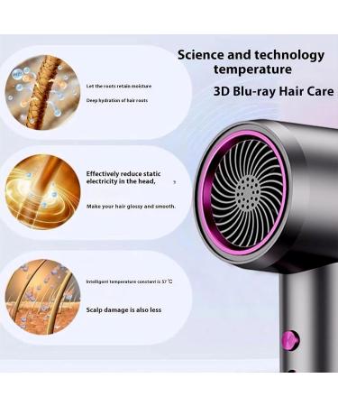 Numoya Hair Dryer Numoya Jetspeed Hair Dryer Numoya Highspeed Dryer for Travel Low Noise Blow Dryer for Home Travel Blow Dryer with Diffuser for Curly Hair (White) - Buy Online on GoSupps.com