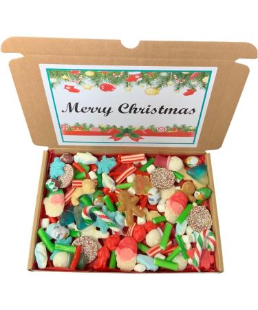 1KG CHRISTMAS PICK & MIX Sweet Box Latter Box Hamper Personalised Sweet Box Gift for Christmas - Buy Online on GoSupps.com
