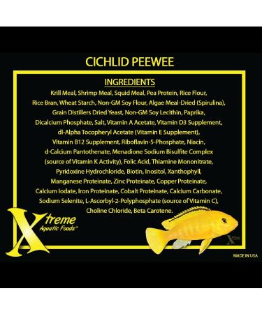 Xtreme Aquatic Foods Cichlid Peewee 1.25lb - High-Quality Cichlid Food - Buy Online on GoSupps.com