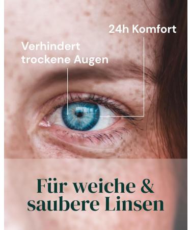 YogaMedic Contact Lens Liquid Multipack - 3x360ml & 1x100ml - Soft Lens Fluid with Panthenol + 3 Lens Containers - International Shipping Available - Buy Online on GoSupps.com