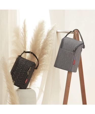 Baby Bottle Thermal Bag - Waterproof Insulation Tote for Breast Milk Storage - Gray - Buy Online on GoSupps.com