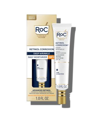 RoC Retinol Correxion Deep Wrinkle Daily Moisturizer SPF 30 1.0 fl oz (30 ml) - Buy Online on GoSupps.com