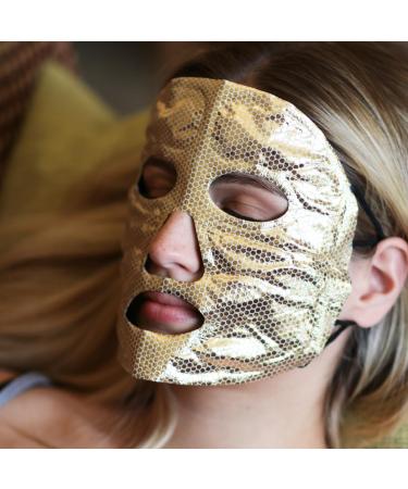 1 Sensory Retreats Divine Glow Self-Heating Face Mask Heated Sheet Mask Hydrating Facial Mask Facial Mask Spa Facial Perfect for at-home Relaxation - Buy Online on GoSupps.com