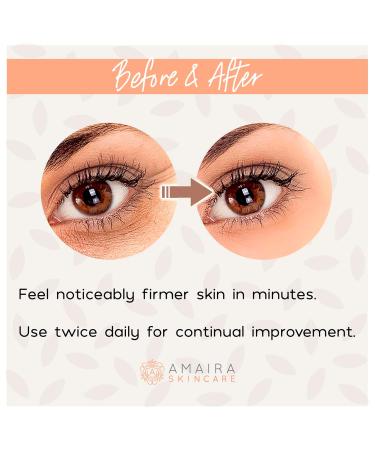 Amaira Ultra-Lift Face Firming Serum | Instant Skin Tightening & Wrinkle Smoothing | Natural Plant-Based Formula for Face Neck & Eyes - 1 fl oz - International Shipping Available - Buy Online on GoSupps.com
