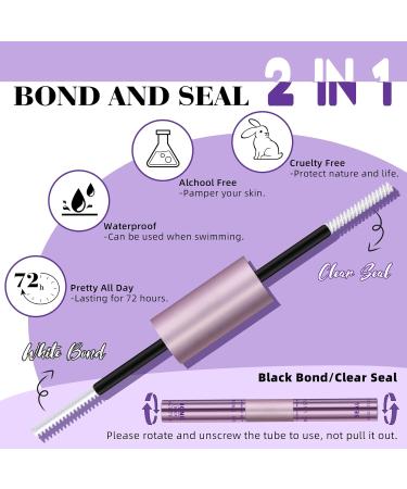 Buy Bond and Seal Lash Glue - 10ml Waterproof Strong Hold for DIY Lash Extensions | 72 Hours Long Lasting | House of Lash Clusters - Buy Online on GoSupps.com