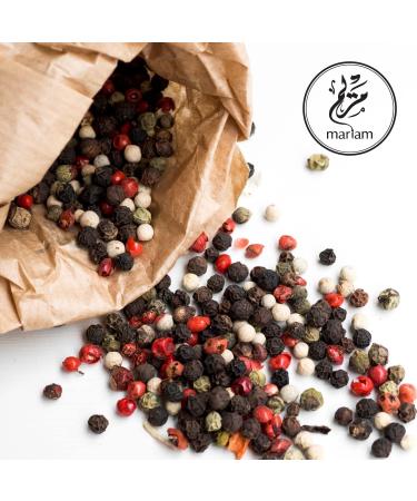 Organic Mixed Peppercorns 190g Whole Dried - MariamPantry Resealable Bag | 190g - Buy Online on GoSupps.com