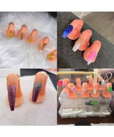 Hedume 60 Pack DIY Nail Art Training Fingers for Beginners, Lovers, and Salon Artists - Buy Online on GoSupps.com