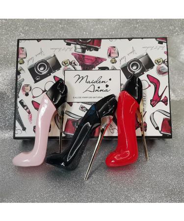 Cool Girl High Heel Shoes 3 Piece Minis Fragrance samples Set perfumes for Women Combinations of Jasmine Rose Choice with Natural Mild & Non Each One is 30ml - Buy Online on GoSupps.com