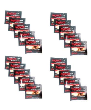 FogTech MotoSolutions DX Anti-Fog Wipes - 20 Pack
