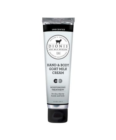 Dionis - Goat Milk Skincare Unscented Lotion (8.5 oz) & Hand and Body Cream (3.3oz) Bundle - Made in the USA - Cruelty-free and Paraben-free - Buy Online on GoSupps.com