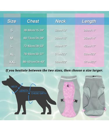 Summer Dog Cooling Vest - Breathable Mesh Jacket for Small Medium Large Dogs | Adjustable with Reflective Stripes | Ideal for Outdoors Hiking & Climbing - XL Pink - Buy Online on GoSupps.com