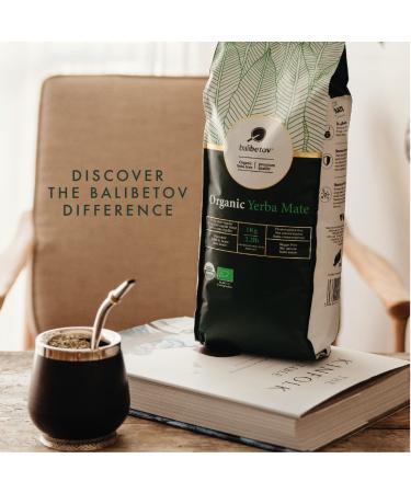 Organic Unsmoked Yerba Mate Tea - 2.2 lb (1 kg) Loose Leaf - Balibetov - Buy Online on GoSupps.com