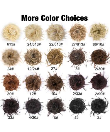 Tousled Updo Messy Bun Hairpiece - Silver Grey Synthetic Ponytail Extension - Buy Online on GoSupps.com