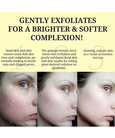 Lemon Sparkling Peeling Gel - Exfoliating Face Scrub for Brighter Skin - 4.2oz - Buy Online on GoSupps.com