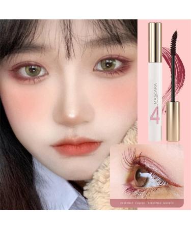 Colored Mascara 4D Silk Fiber Lash Colorful Mascara Cream Natural Smudges Proof Lengthening And Thick Long Lasting No Clumping Formula 5ML Forever Brow Eyebrow Growth 5 ml (Pack of 1) D - Buy Online on GoSupps.com