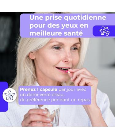 Vision 20/20: Natural Eye Health Supplement with Blueberry Lutein and Zeaxanthin - Promotes Clear Vision - 30 Vegan Capsules - Buy Online on GoSupps.com
